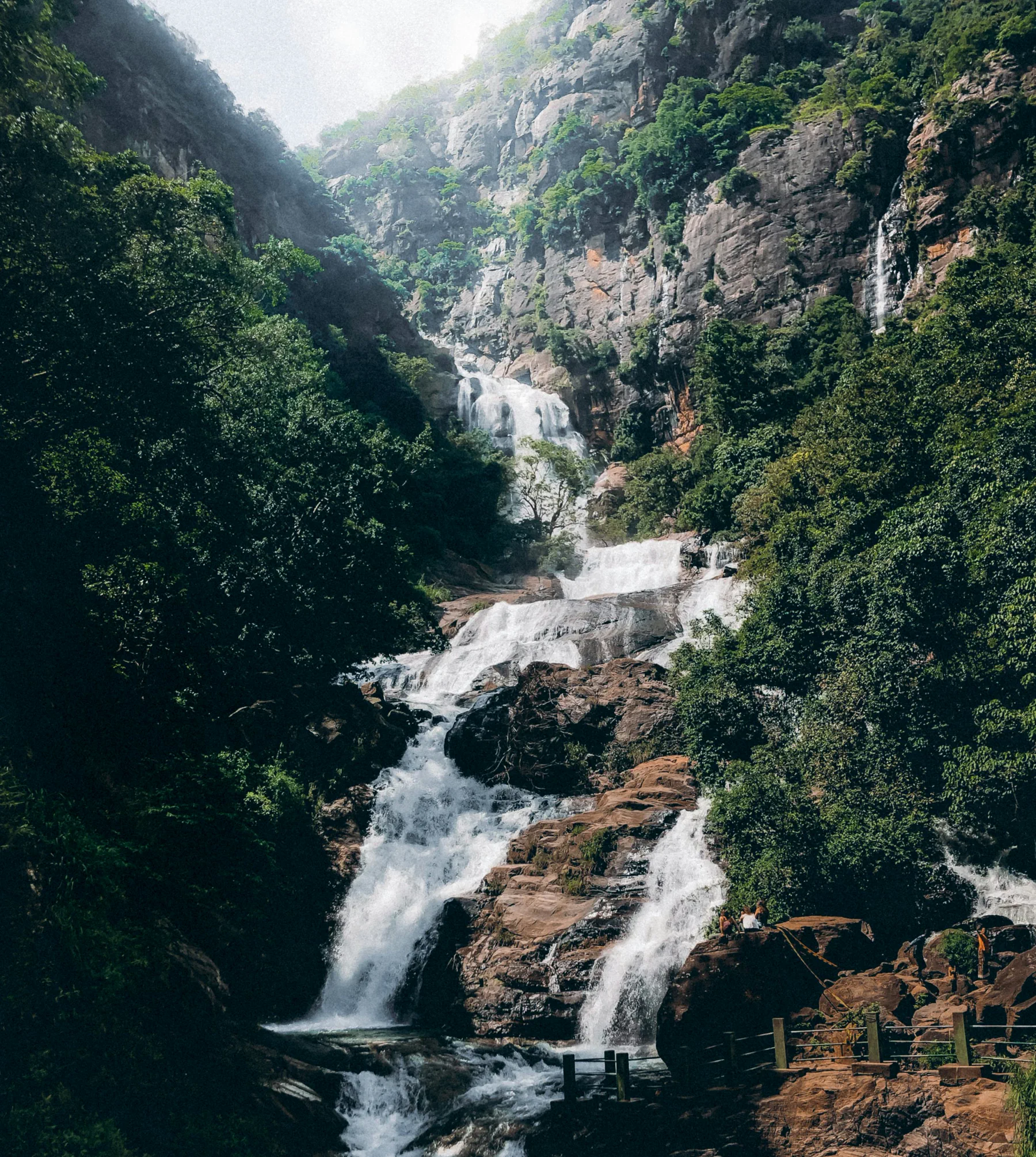 Ravana Falls in Sri Lanka